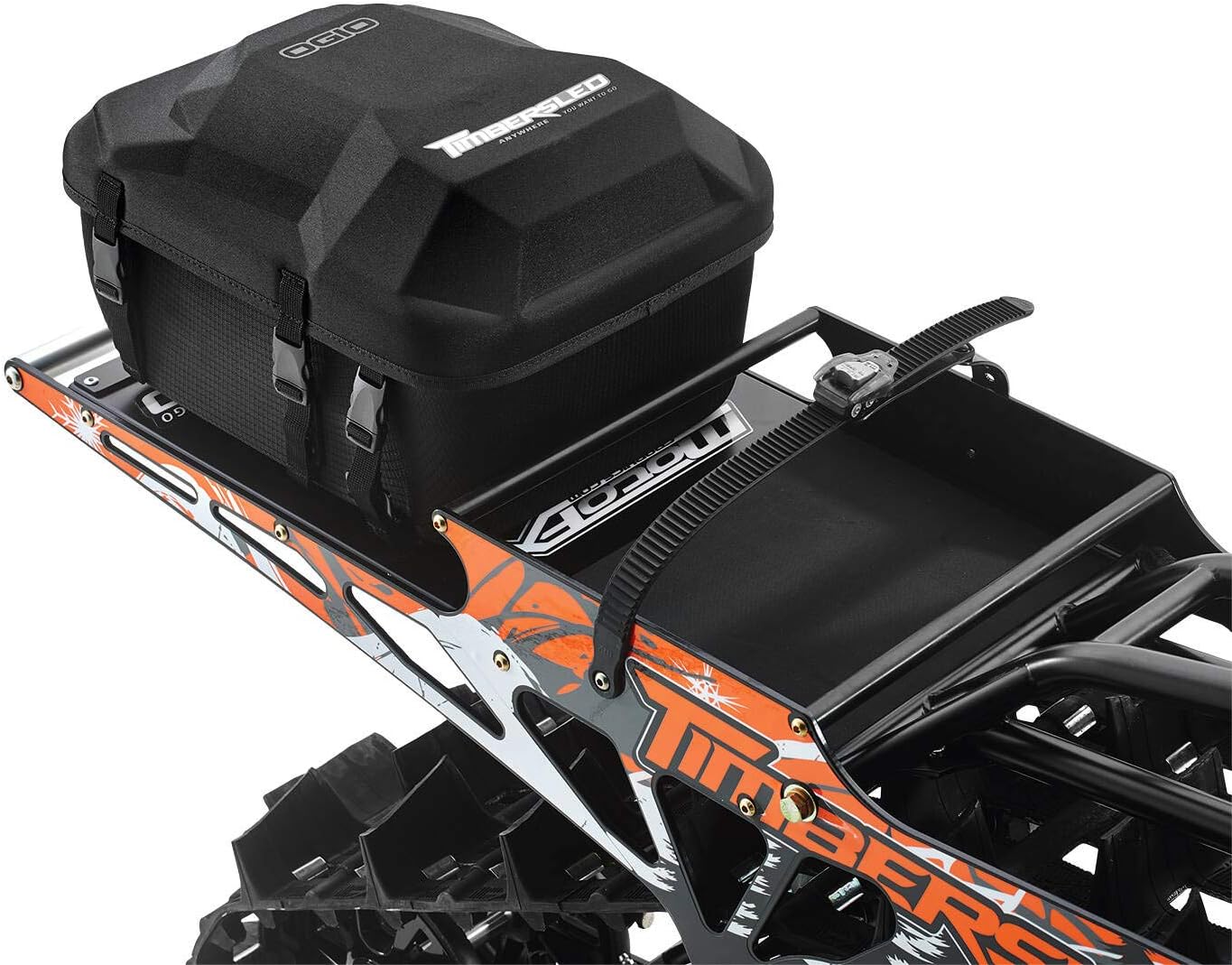 Polaris 2882592 Black Adventure Tunnel Bag by Ogio for Timbersled Snow Bikes OEM