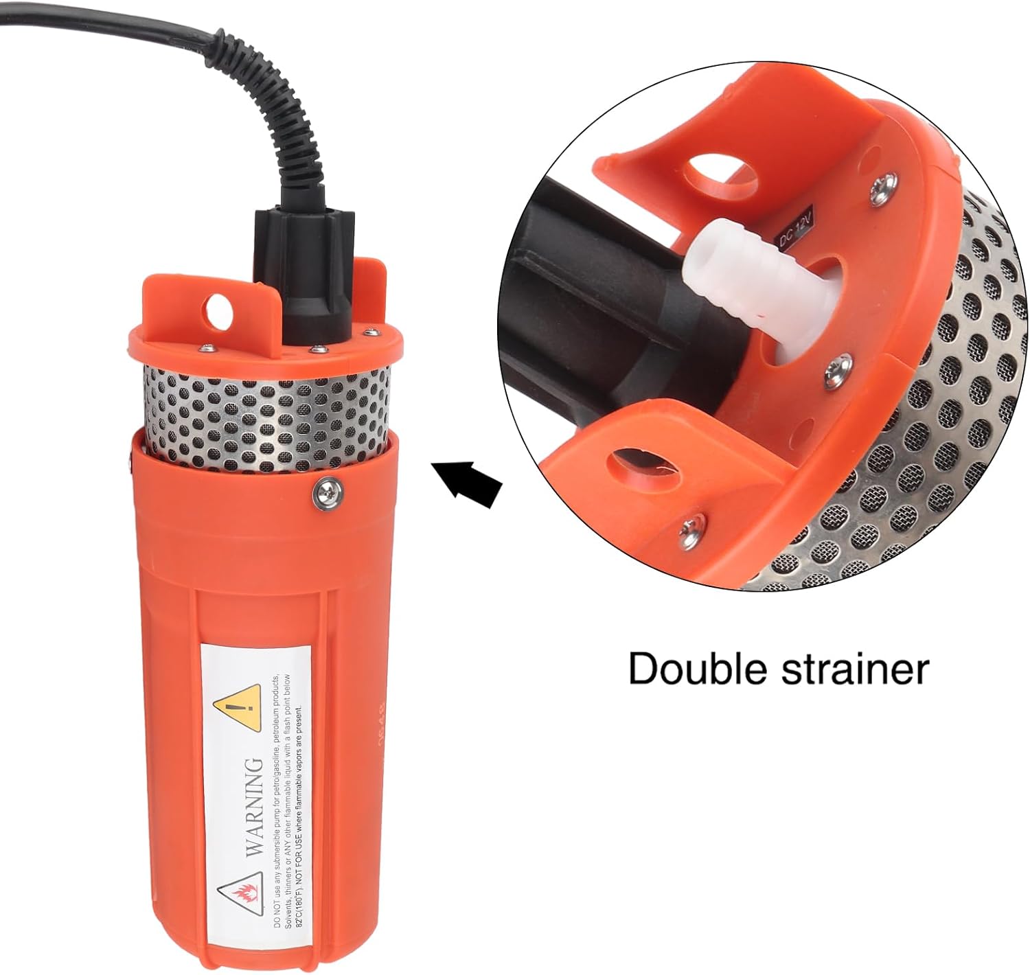12V Submersible Deep Well Solar Powered 1/2 Inch Interface,30m Depth, With Solar Power, For Remote Water Use