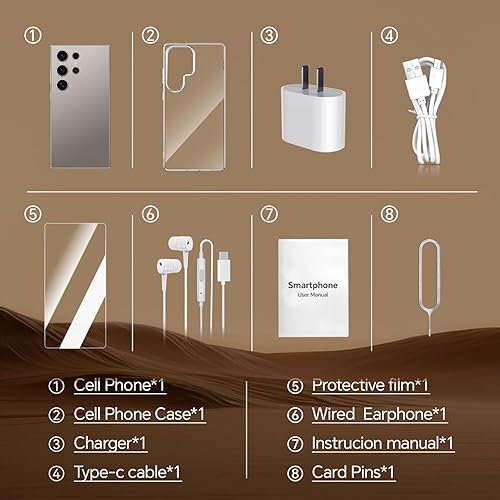 Miniatura 9 de Echoamo Teléfono celular I25 Ultra desbloqueado, 8 GB+256 GB bolígrafo integrado 7000 mAh batería todo el día teléfono inteligente, pantalla FHD+ de