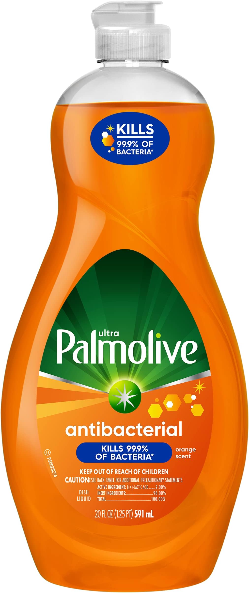 Ultra Liquid Dish Soap, Antibacterial - 20 fluid ounce