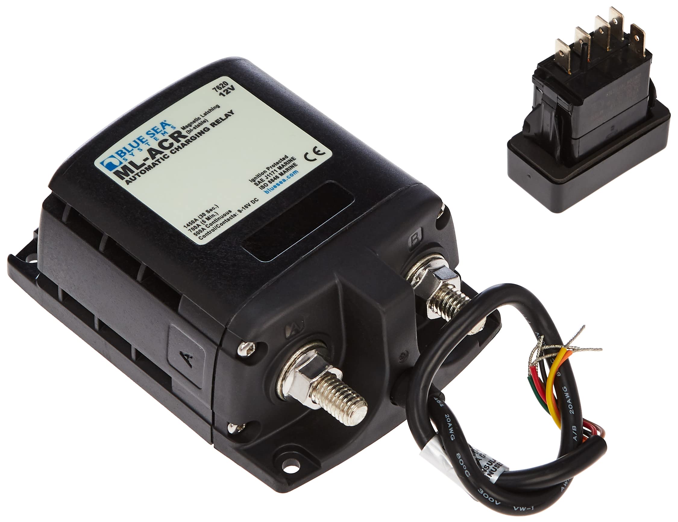 Blue Sea 7620 ML-Series Automatic Charging Relay (Magnetic Latch) 12VDC, default title