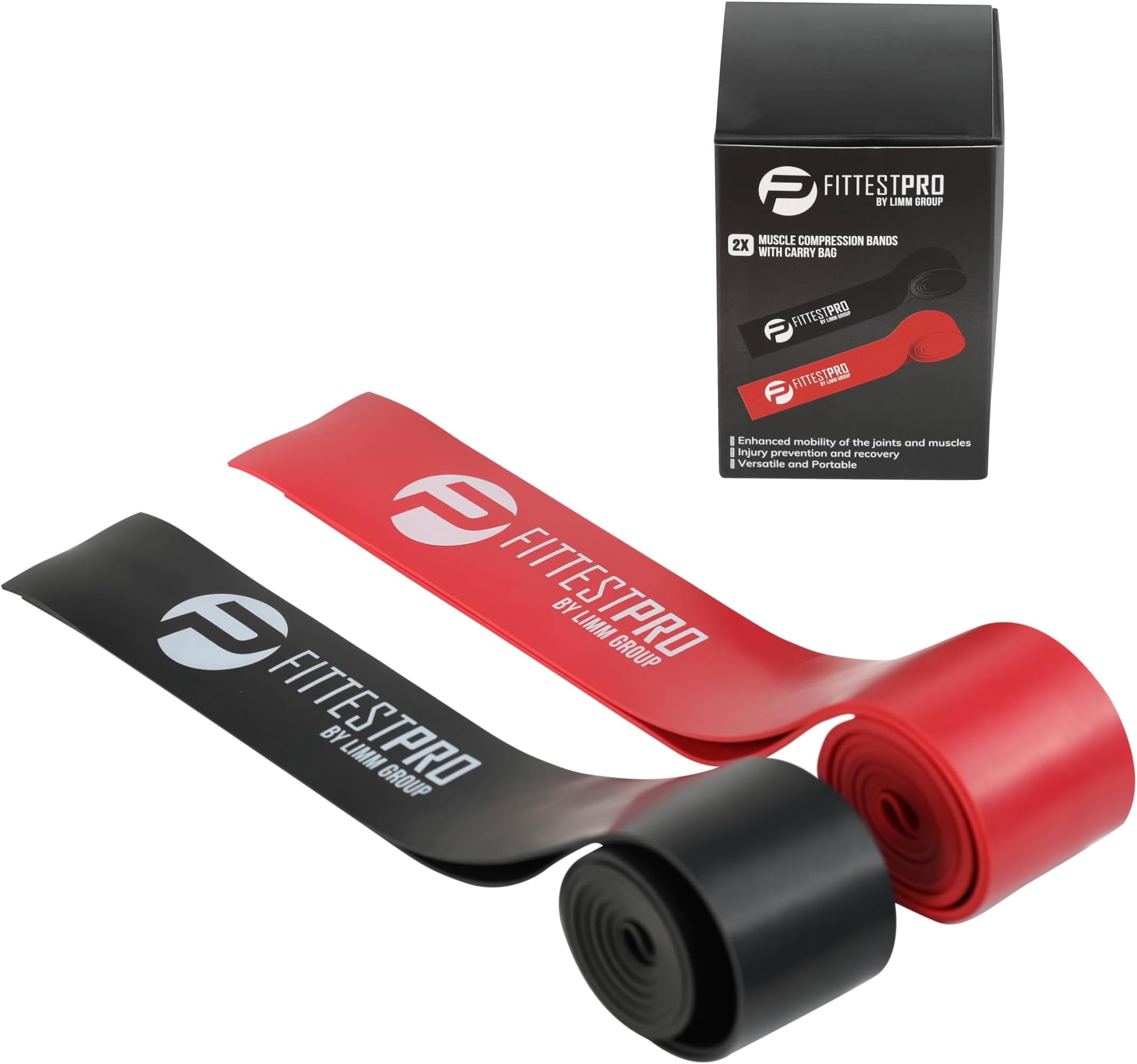 Limm Muscle Compression Floss Bands - Tack and Flossing Bands for Mobility, Fitness, and Recovery - Best for Athletes