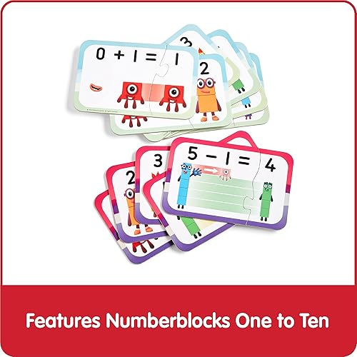 Miniatura 6 de hand2mind Numberblocks - Juego de rompecabezas para añadir y restar juegos de suma y resta rompecabezas de matemáticas números para niños pequeños y