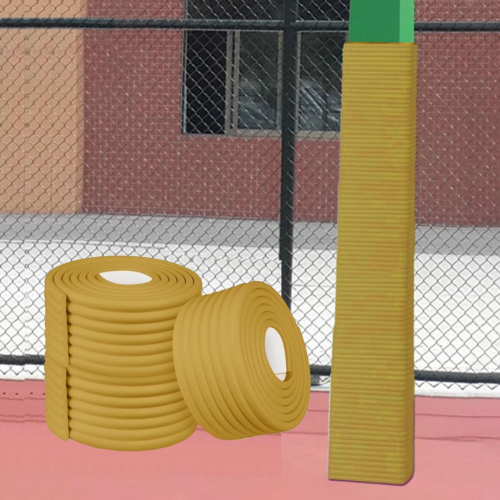 Coussin de protection autocollant résistant aux intempéries pour bâton de basket-ball