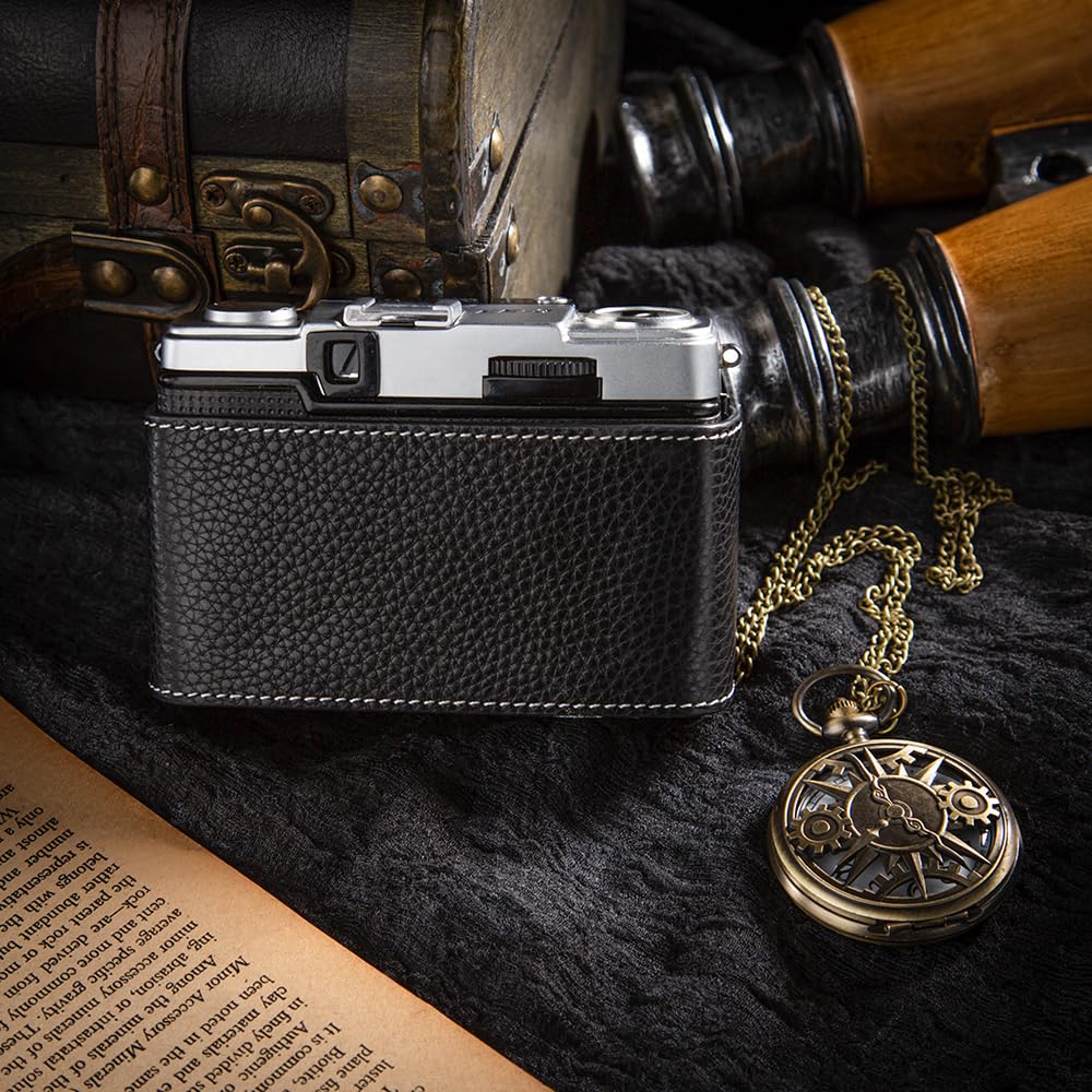 OLYMPUS PEN EE_3です。皮のケースが付いています。フィルム式です。 Amazon.co.jp: OLYMPUS PEN EE3 専用 手作り 牛革 バッグカバー