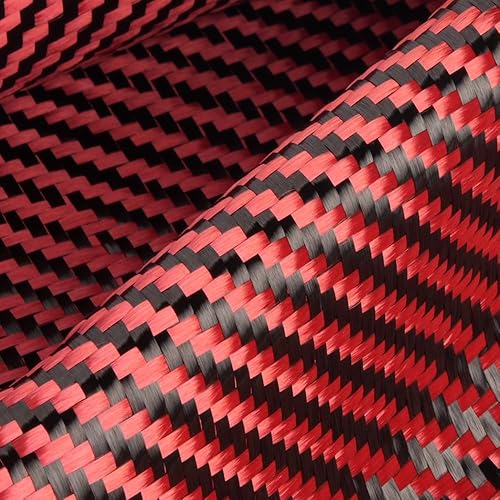 Miniatura 28 de BARTOO Rollo de tela de fibra de carbono de 4.9 pies x 12 pulgadas, 2 x 2 tejido de sarga de 3 k/7.76 oz, hoja de fibra de carbono de alta Azul