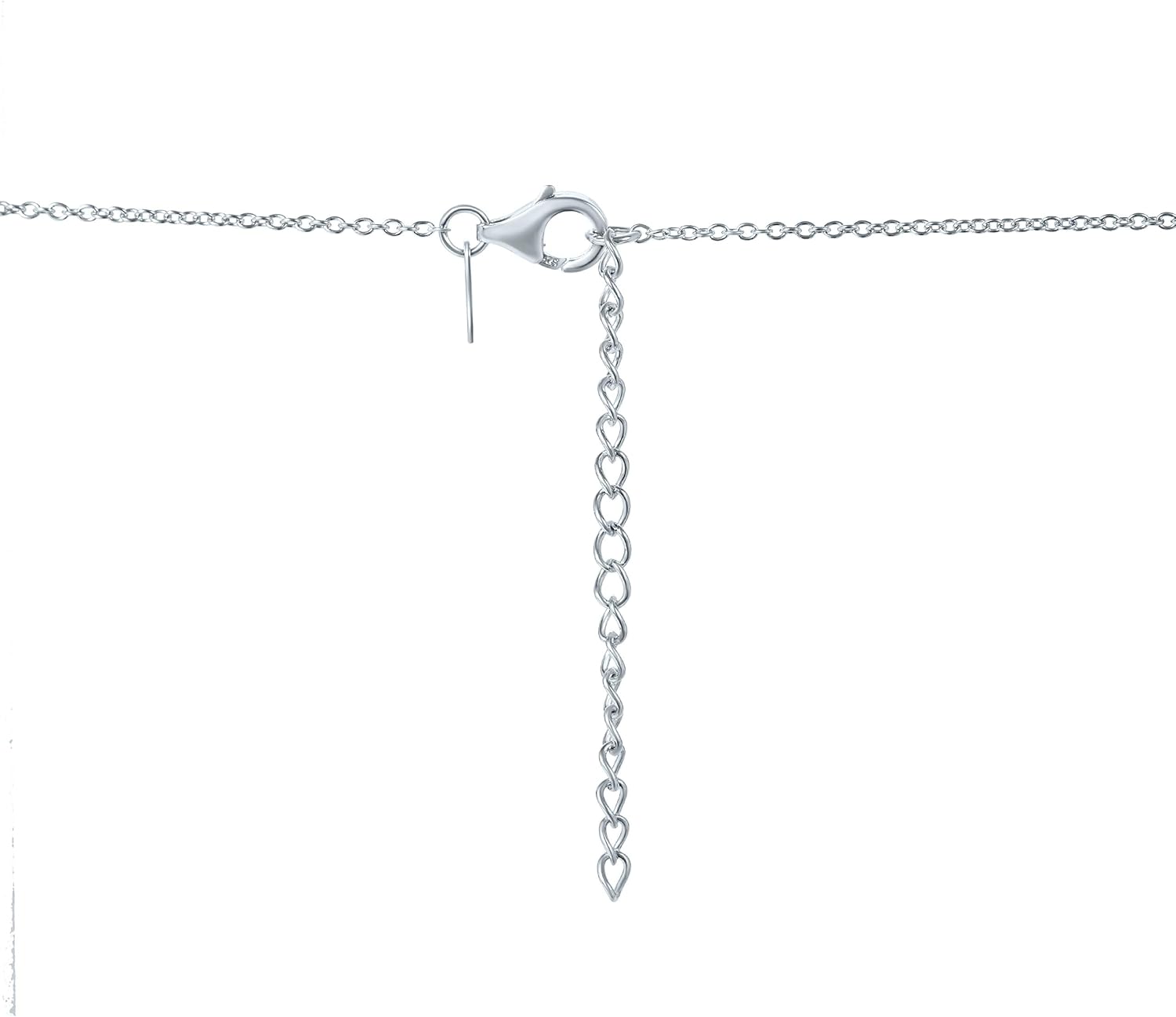 White Cultured Freshwater Pearl June Birthstone Bar Pendant Necklace in 925 Sterling Silver for Women