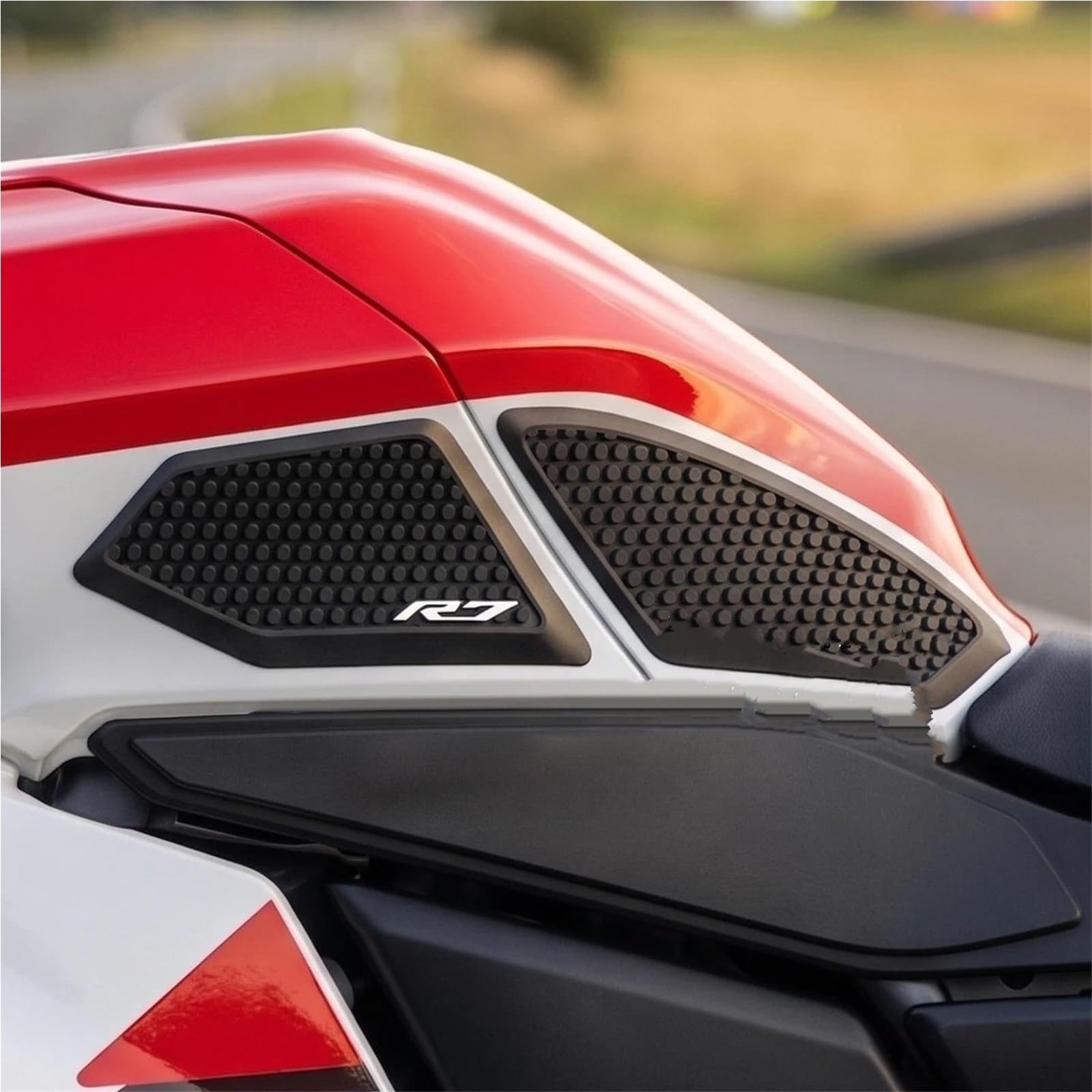Almohadilla Pegatina Para Depósito Combustible Motocicleta Para YAMAHA YZFR7 YZF-R7 YZF R7 2026 Protector Lateral Goma Almohadilla Tracción Impermeable Pegatina Protector De Depósito Moto