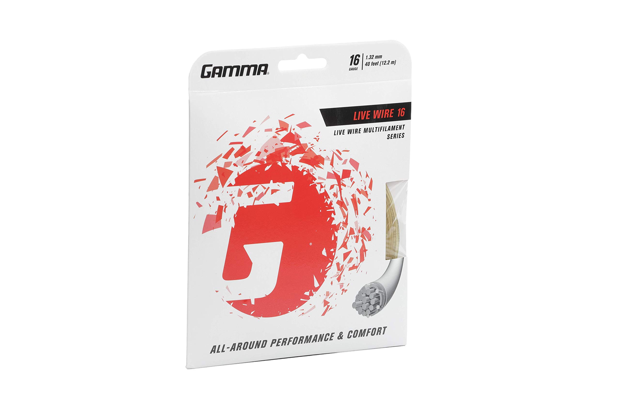 Gamma Corda Da Tennis Ocho Set 12,2 M - Nuovo - Per Massimo Controllo E Rotazione