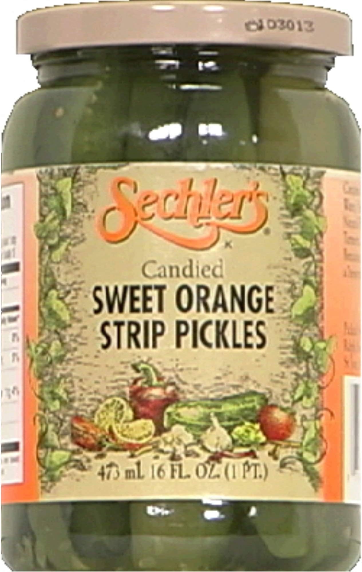 Sechlers Pickle Candied Swt Orng Strip
