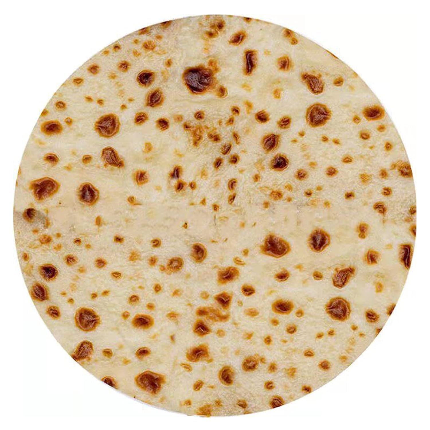 Giant Tortilla Round Beach Blanket – Soft Plush Novelty Throw for Kids & Adults, Lightweight Round Picnic Mat, Funny Wrap Style Blanket for Beach, Travel & Home Use | 150 cm-image-40