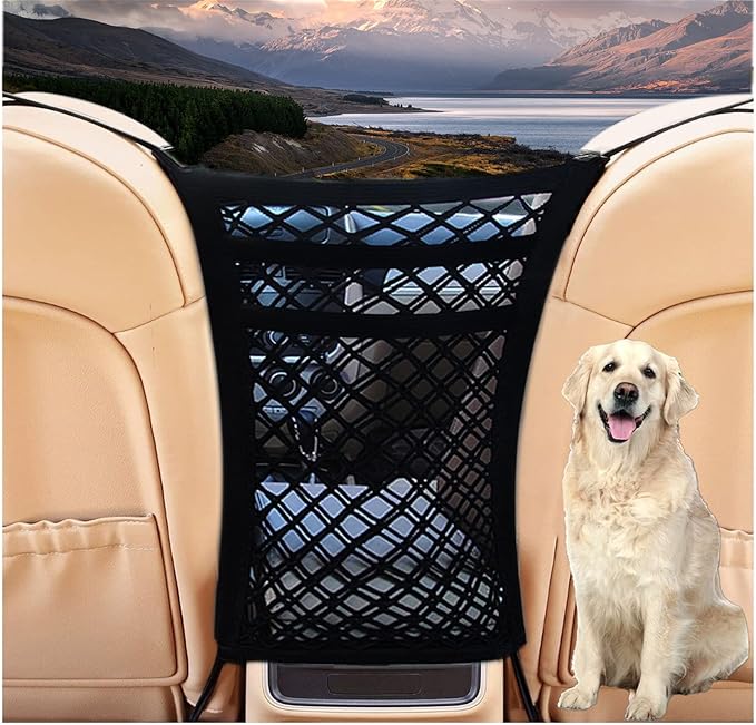 MHSFYF Organizer 3 Layer Barrier Backseat Photo