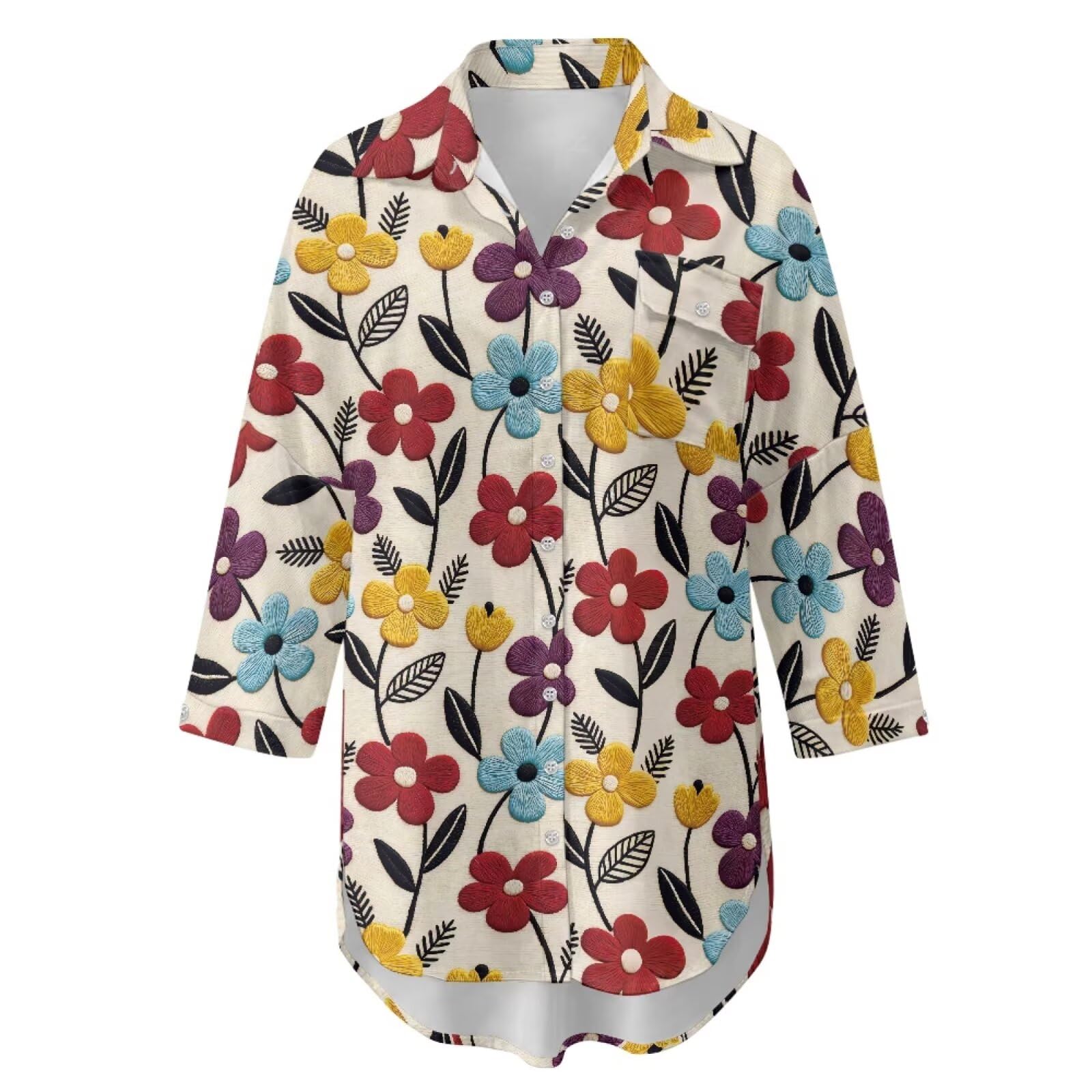 Copricostume da spiaggia da donna, copricostume da donna con bottoni, camicia da spiaggia con tasca, S-3XL