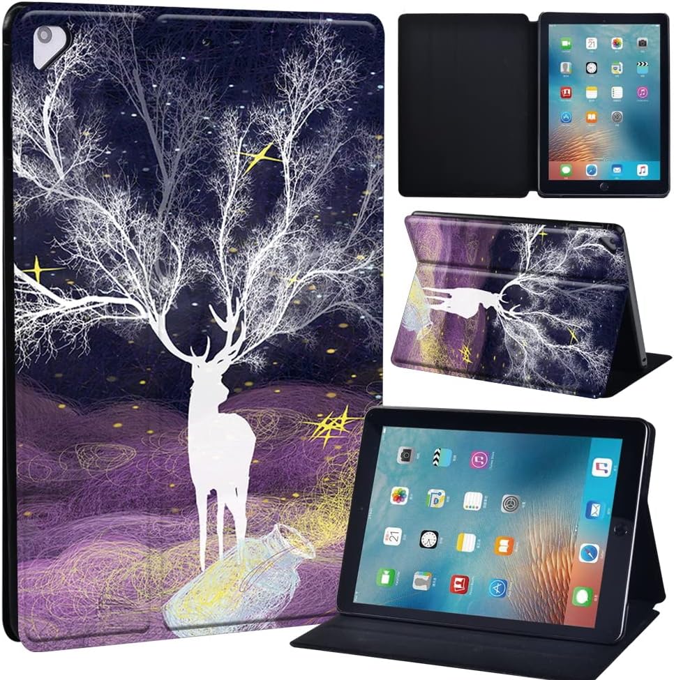 Leather slim lightweight Stand Cover Folio Case for Apple New iPad 9.7 2018 2017(6th Gen