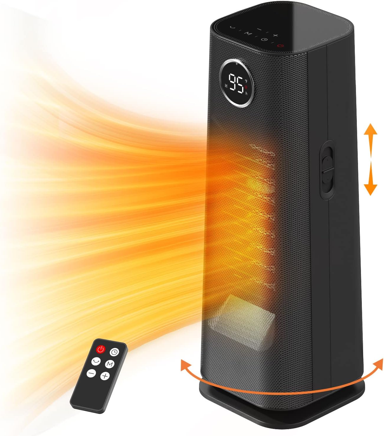 Aikoper Space Heater, 1500W Ceramic Tower Heater, Portable