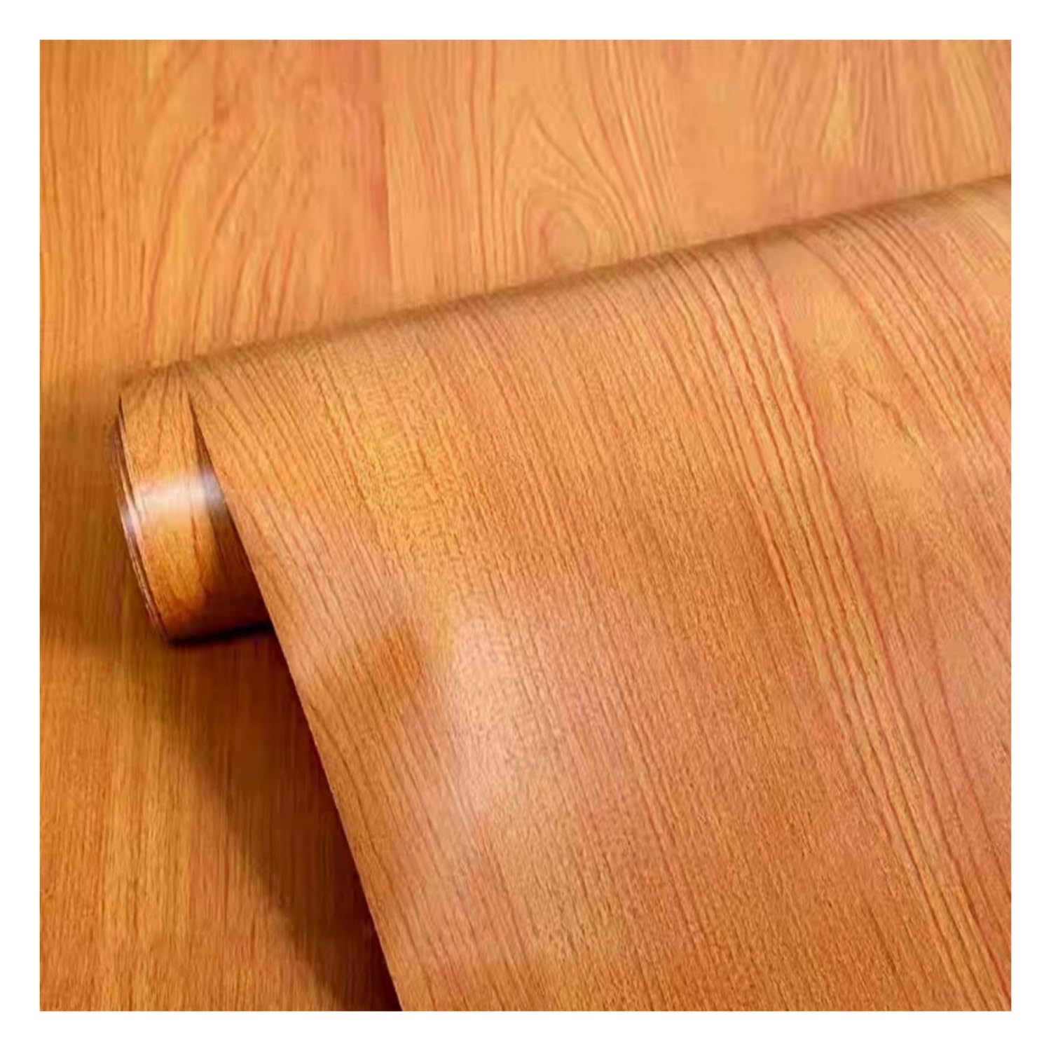 Lxlambentive Wood Self Adhesive Wallpaper, Vinyl Wrap, Furniture Stickers, Waterproof PVC Peel & Stick, 40-120cm Width, 6 Wood Grain for Cabinets Doors Wardrobes Tables(D,0.8 * 3m)