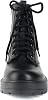 Botines de combate con suela de lug para mujer Soda FIRM, con cordones y cremallera lateral 5