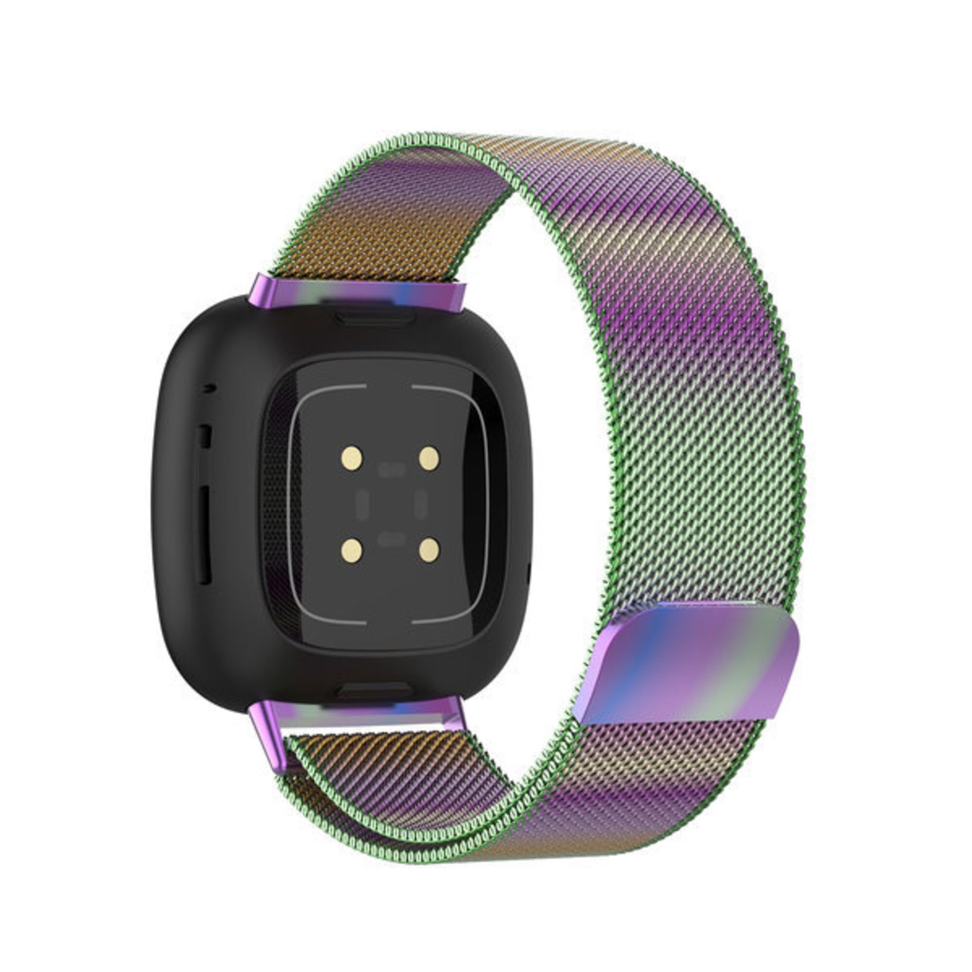 Panda Bobo Milanese Metal Strap Compatible with Fitbit Versa 4/ Versa 3, Fitbit Sense/Sense2 - Image 2