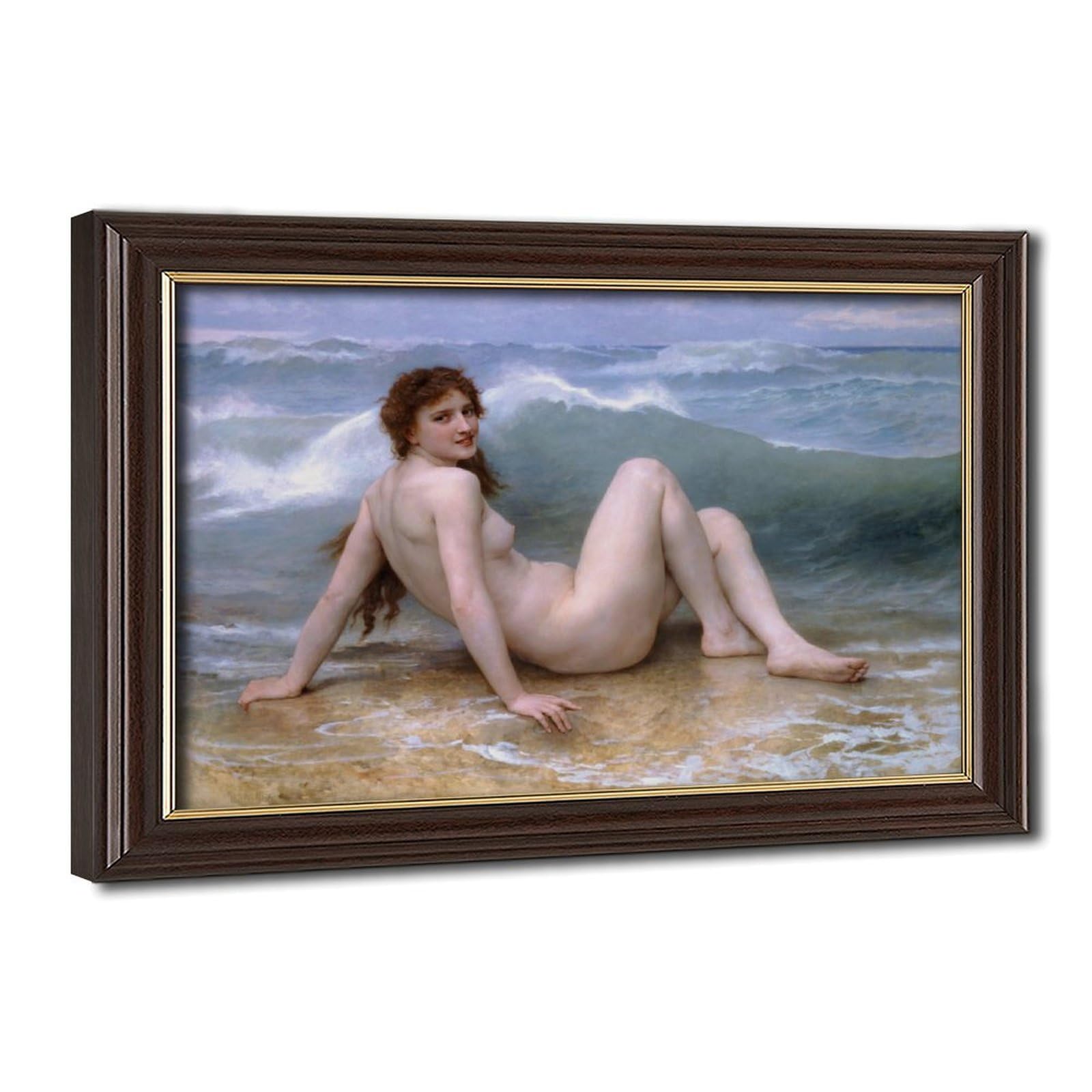Poster The Wave William Bouguereau Impression sur Toile 50x75 cm - 7