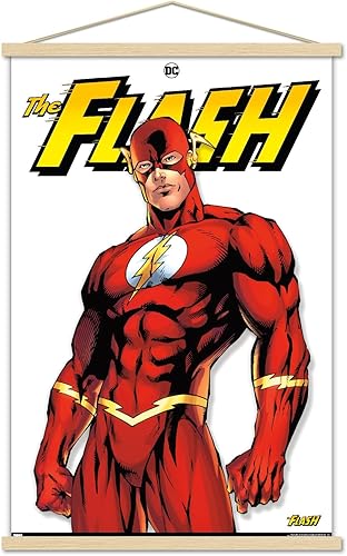 Trends International DC Comics - Póster de pared con marco magnético The Flash Feature Series disponible en Yaxa El Salvador