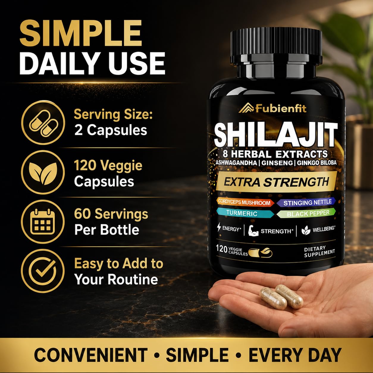 Shilajit Capsules for Men with Ashwagandha for Energy & Stamina Support — Amazon image 7