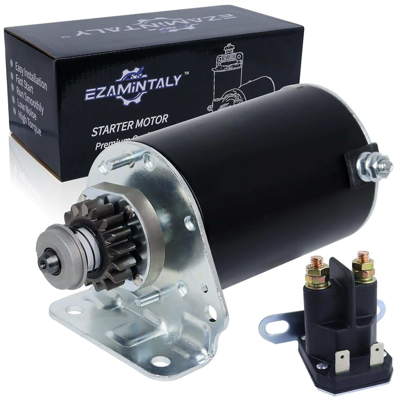 Starter Steel Geer 16 Teeth Replacement for Briggs and Stratton 11-25HP 691262 795121 393499 5746N AM106883 AM38136 394943 497401 494990, for John Deere LT166 L118 120 for Scotts L2048 2548