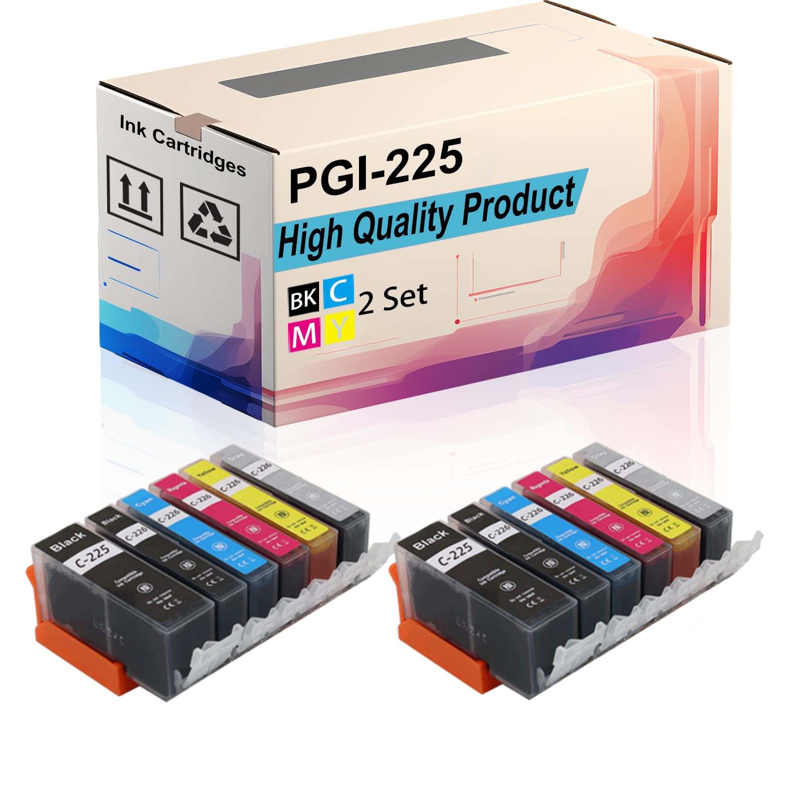 Amazon.com: POOPE PGI-225 Ink Cartridges Compatible for Canon