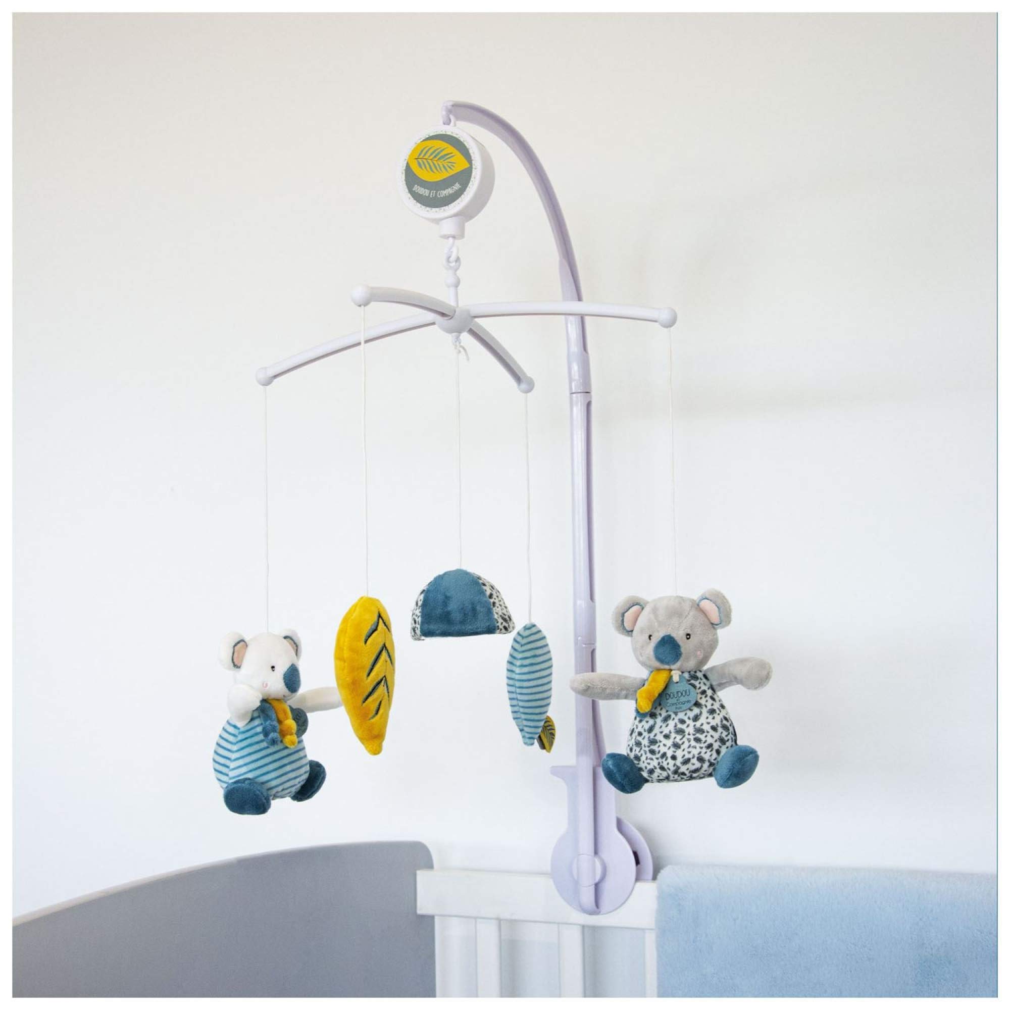 Doudou et CompagnieYoca Le Koala DC3687 Musical Mobile with Plush Koala 41 x 11 x 30 cm Blue