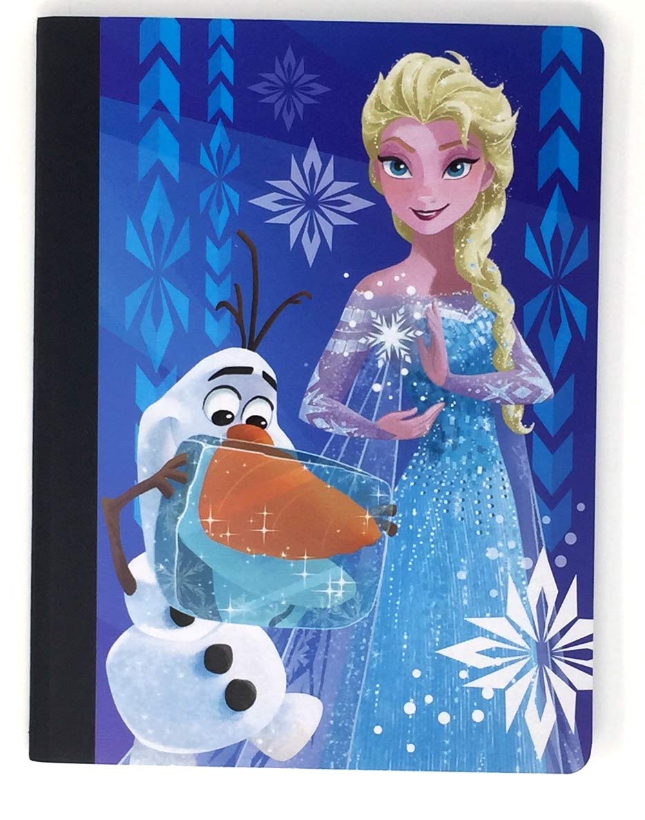Frozen Composition Notebook, Set of 2 100 Wide Ruled Sheets      Office Product