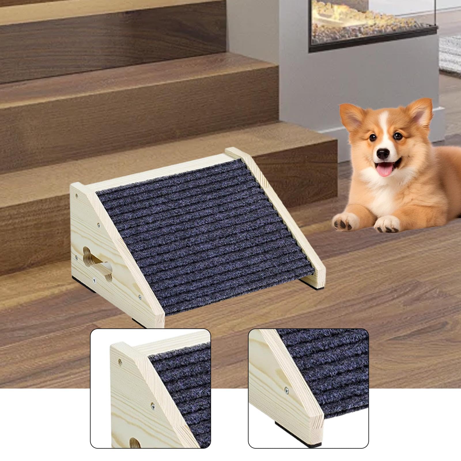 Escalera Portátil para Perros, Suministros para Animales Pequeños Y Mayores, Coches Y Sofás.