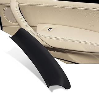 1PCS Black Passenger Side Pull Handle Covers Compatible with X3 F25 2010-2016 X4 F26 2014-2017 Right Door Handle Interior Door Pull Handle