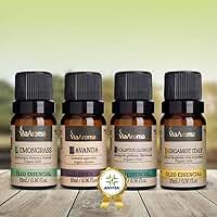 Kit 4 Óleo Essencial Via Aroma 100% Puro Clássico I