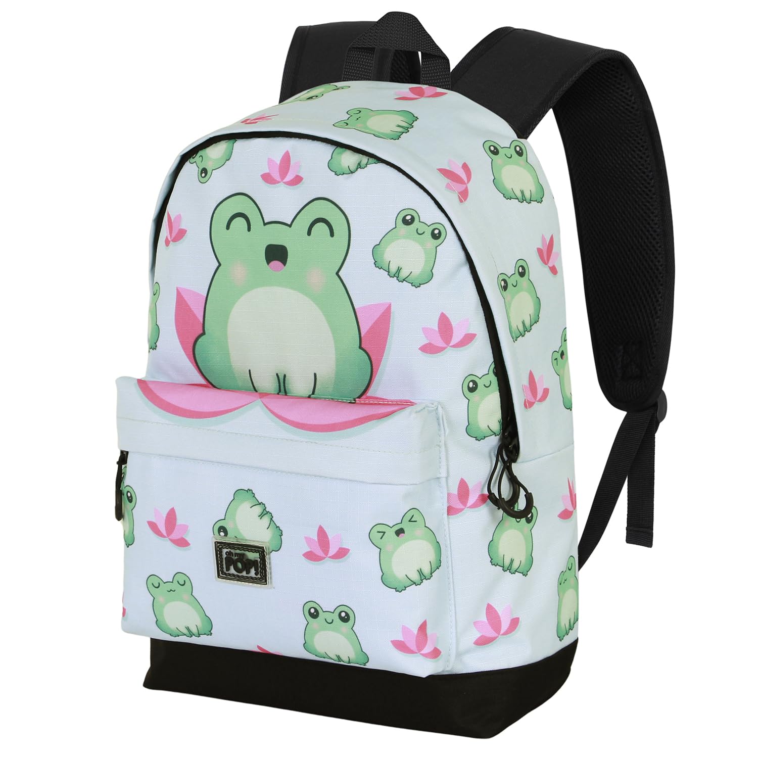 Oh My Pop Froggy-FAN HS Backpack 2.2, Turquoise, 31 x 44 cm, Capacity 24 L