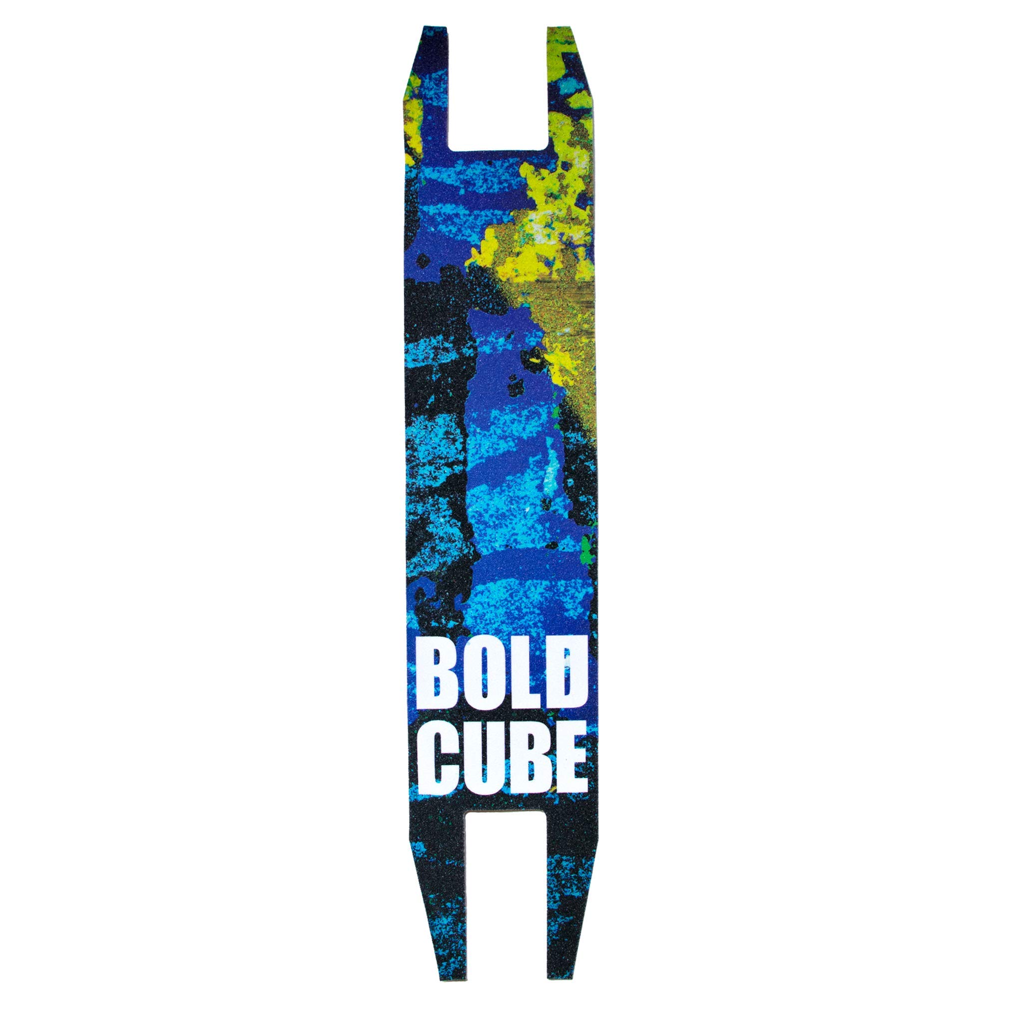 BOLDCUBE Grip Tape Stunt Scooter - Self Adhesive Bubble Free Water Resistant Sandpaper - Fits Most Stunt Scooters - Prime - Blue Black Yellow Pink Red Purple (Navy Pixel)