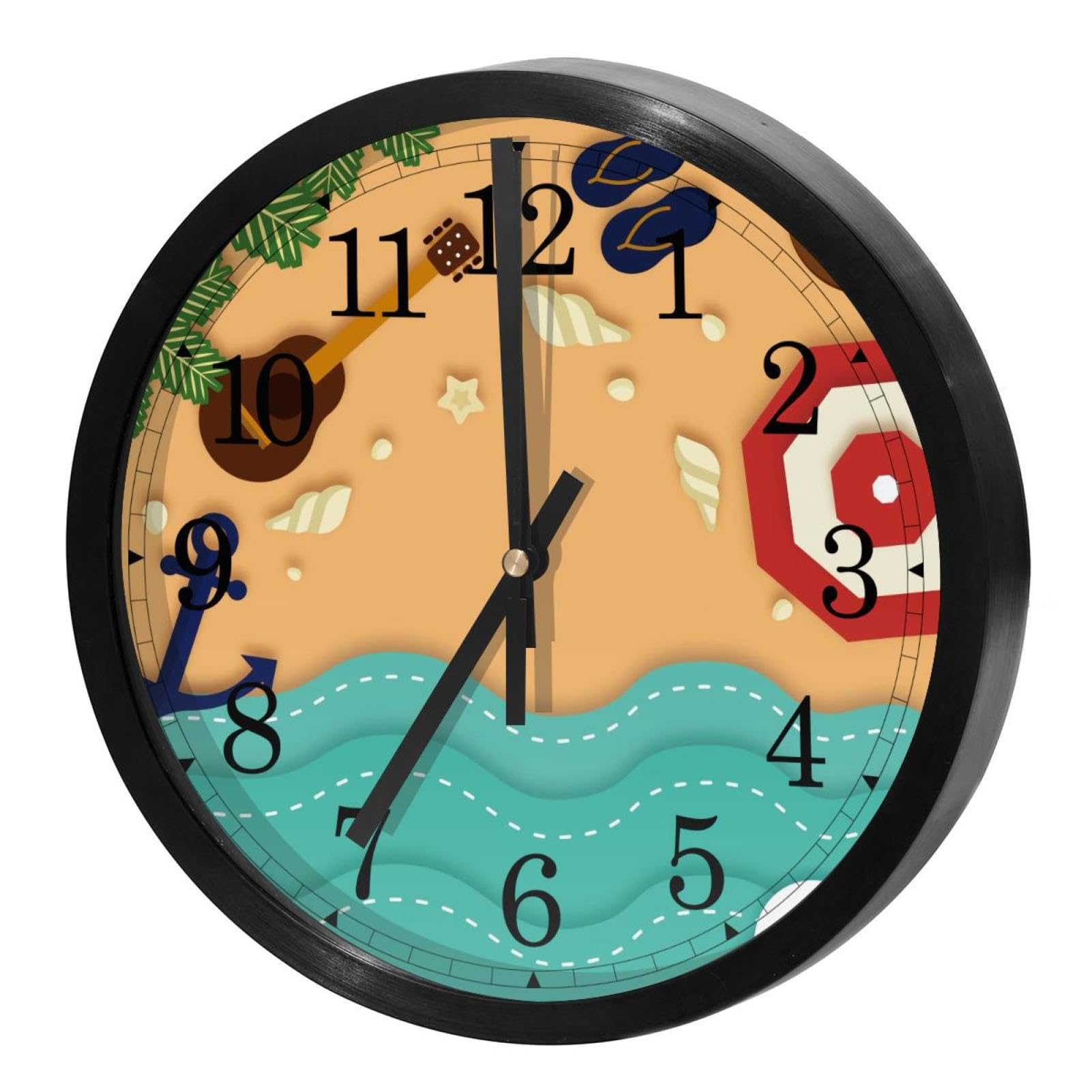 Horloge murale sans tic-tac mécanisme quartz précis pour maison et bureau