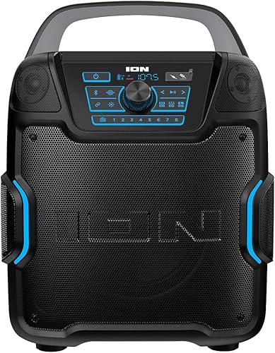 Miniatura 2 de ION Deporte 320-200 vatios altavoz Bluetooth al aire libre fiesta con batería recargable, radio FM, luces, carga USB, aplicación, sonido