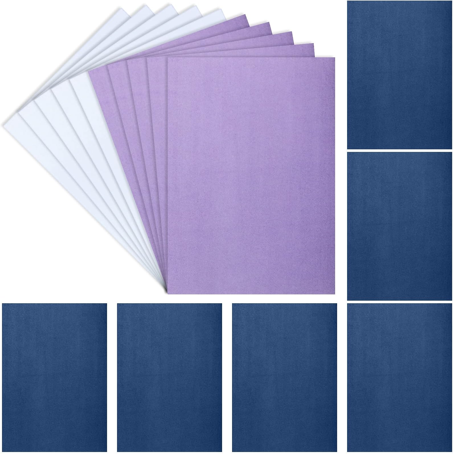10 Sheets A4 Cyanotype Paper Sun Nature Printing Paper Solar Activated Paper White Light Purple Sensitivity Printing Cyanotype Paper for Sun Art Design, 8.26 x 11.69 Inch