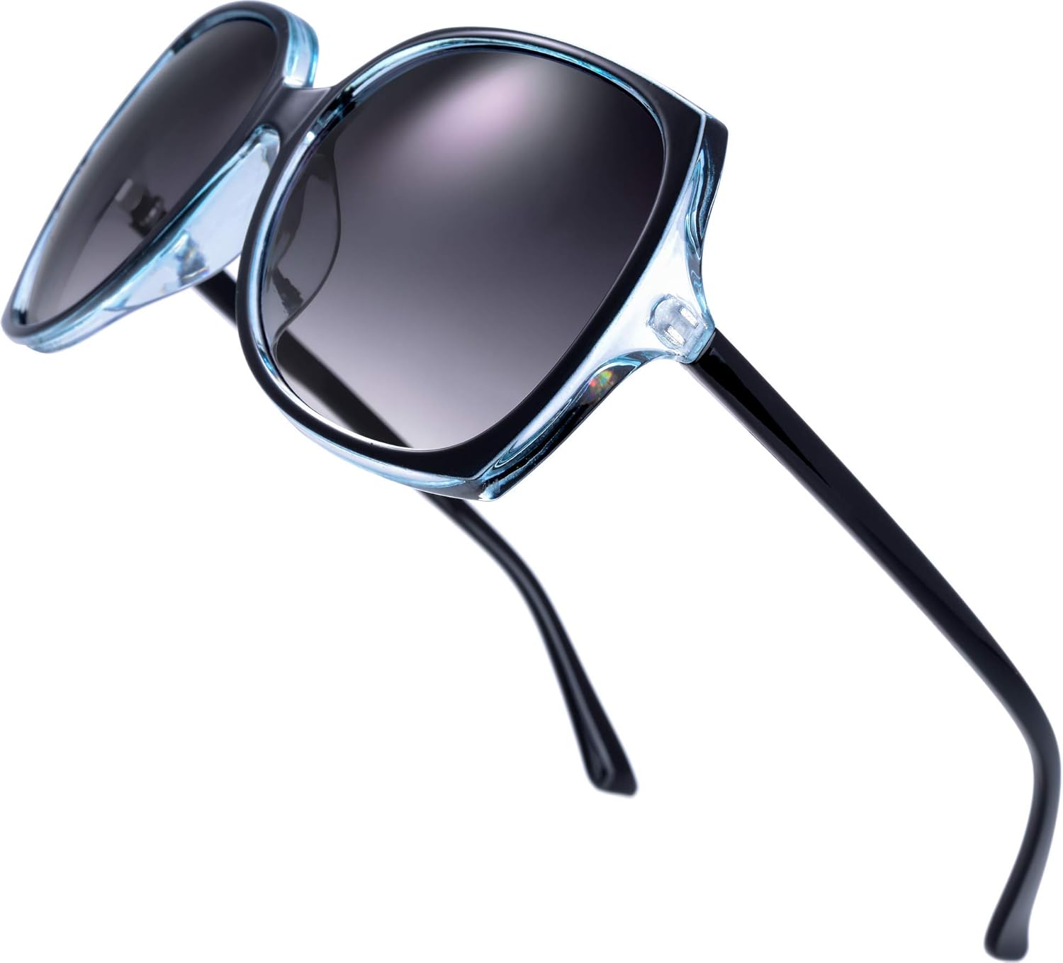 The Fresh Women's Oversized Square Jackie O Cat Eye Hybrid Butterfly Fashion Sunglasses - Exquisite Packaging