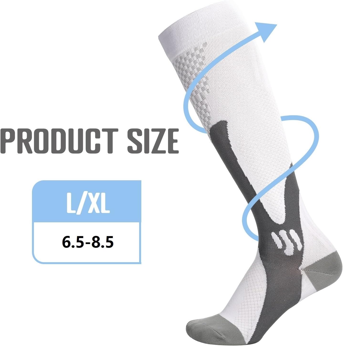 Compression Socks For Men Knee High, Varicose Veins Relief, Sports & Anti Aging, From Tomato_lele1, $8.95 - View #2