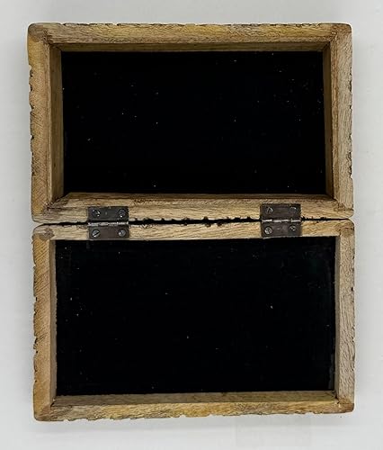 Miniatura 7 de DharmaObjects Caja de almacenamiento de madera tallada a mano del árbol de la vida