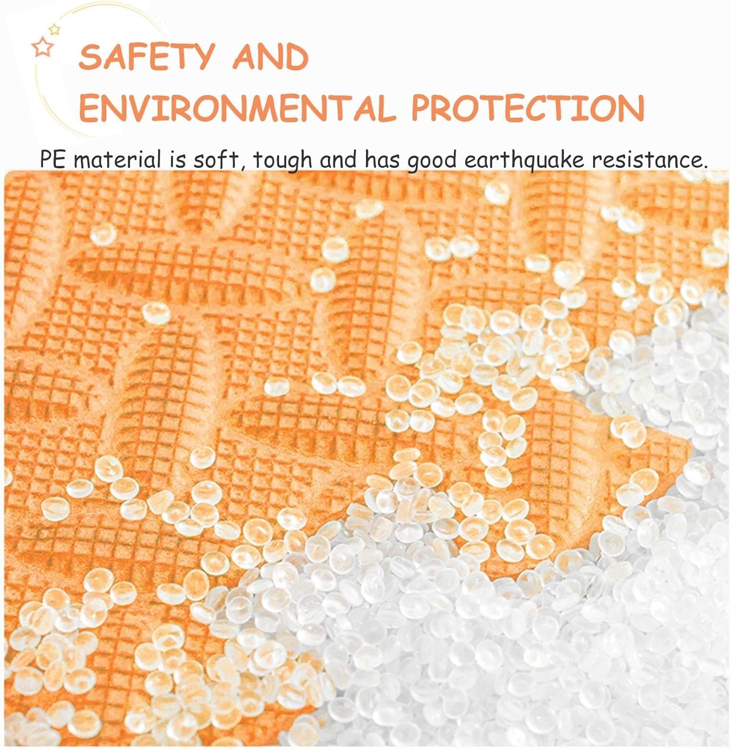 9pcs Non-Slip Foam Interlocking Floor Tiles Play Mat, 12x12x1in Extra Thick EVA Foam Floor Mat Puzzle Exercise Mat(White+Pink+Purple)