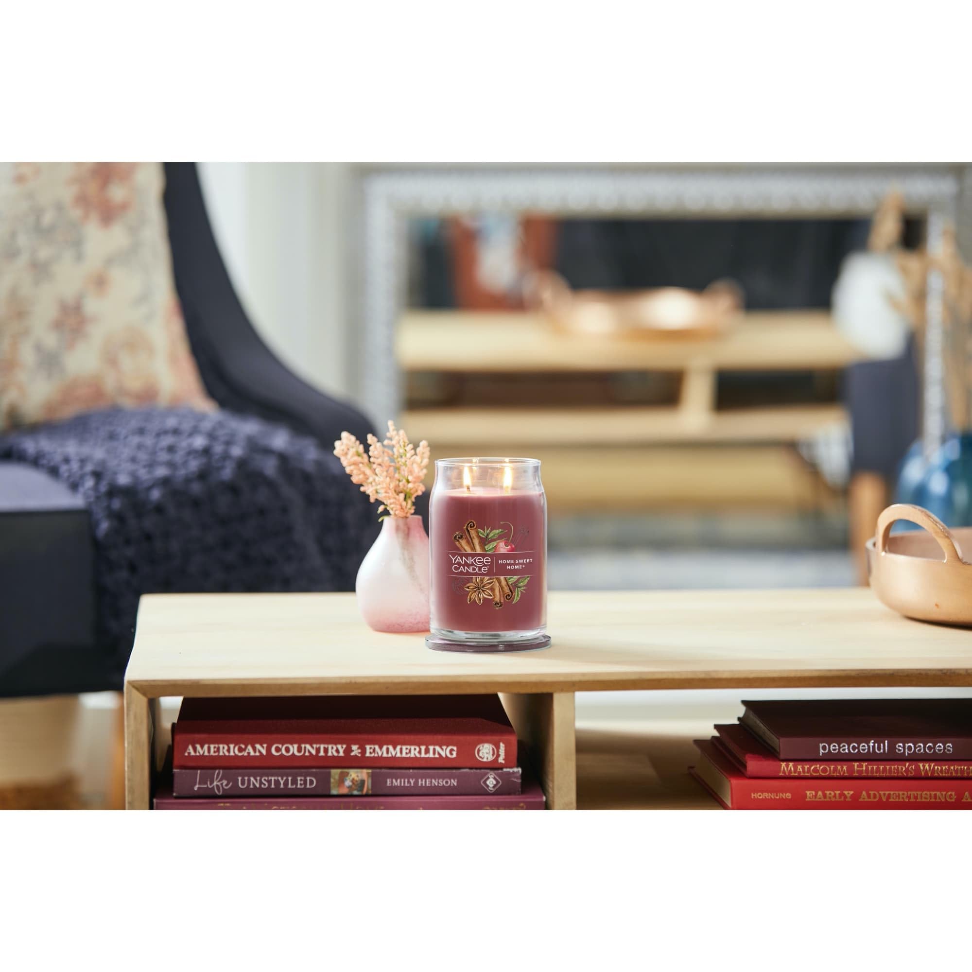 Yankee Candle Home Sweet Home Signature Duftkerze im Glas, groß