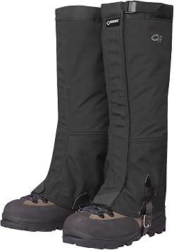 Outdoor Research Mens Crocodile Gaiters, Black, Small