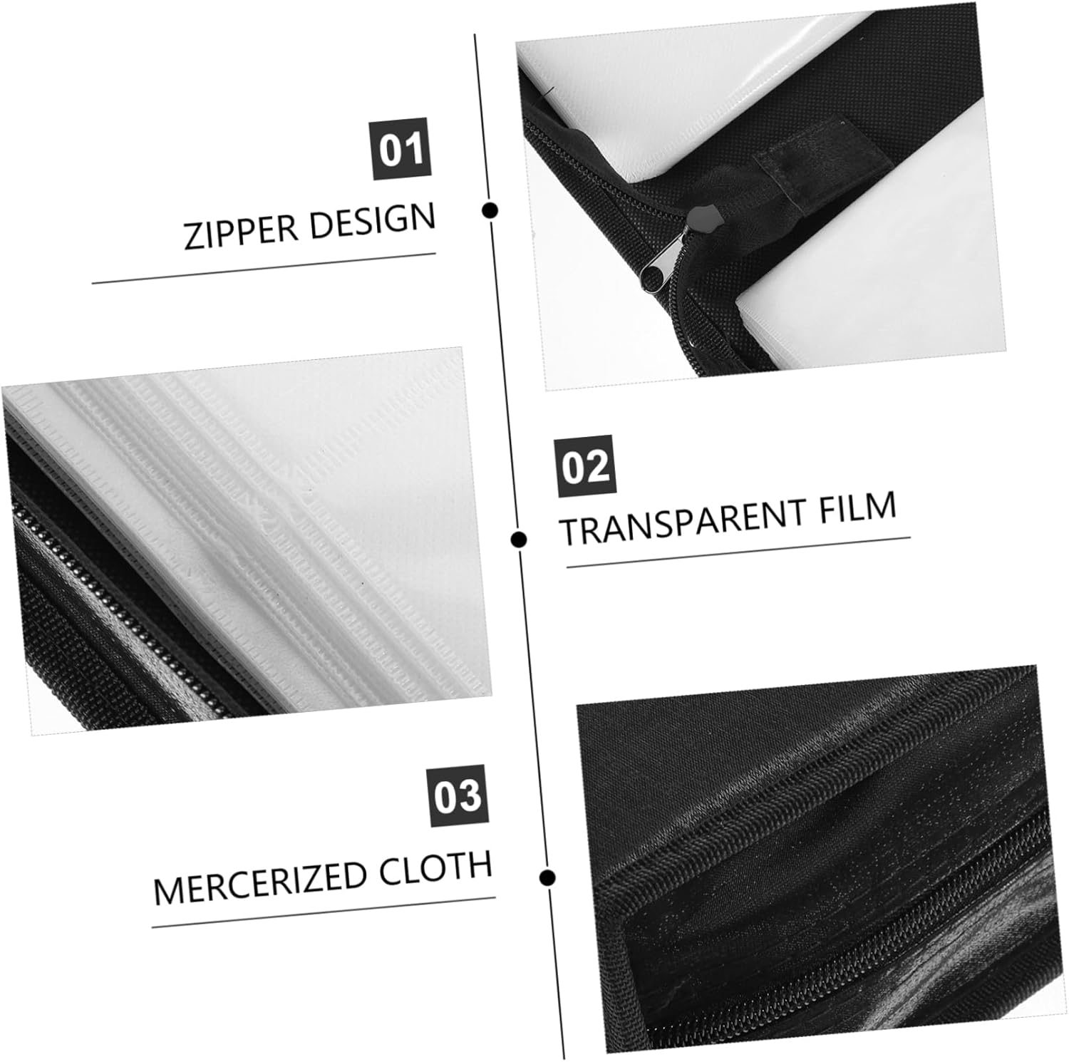 2pcs Hard Cd Case Holder Organizer Cd Pouch Portable Disc Bag Saves Space and Keeps Discs Safe