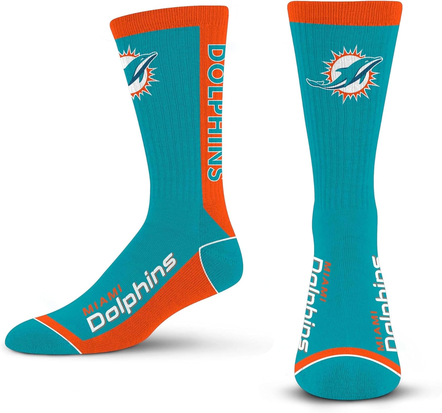 For Bare Feet - NFL MVP Classic Adult Unisex Crew Socks Men's Size XL X-Large