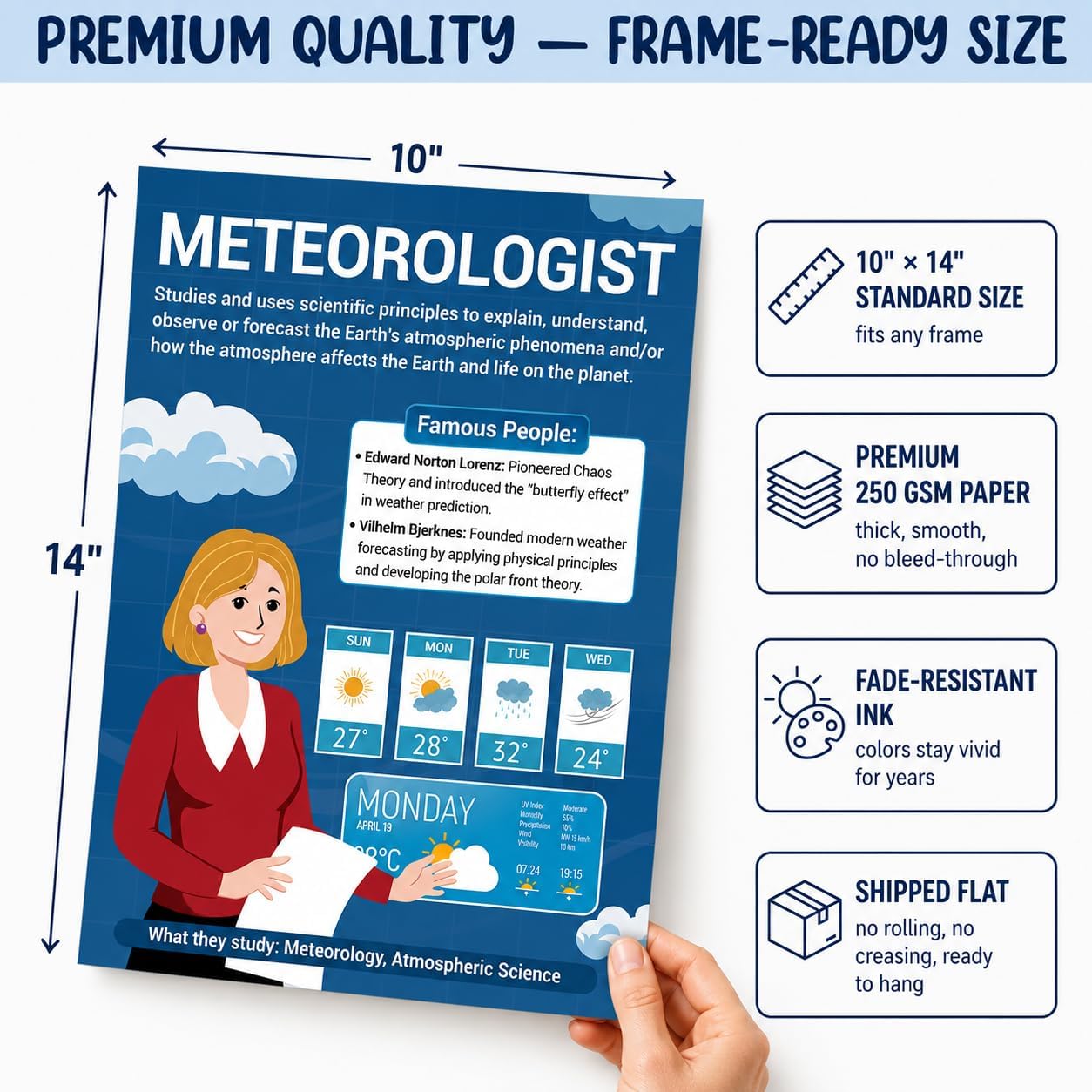 BrightenKidz Science Career Posters, 20 Pack 10x14 STEM Classroom Decor image 3