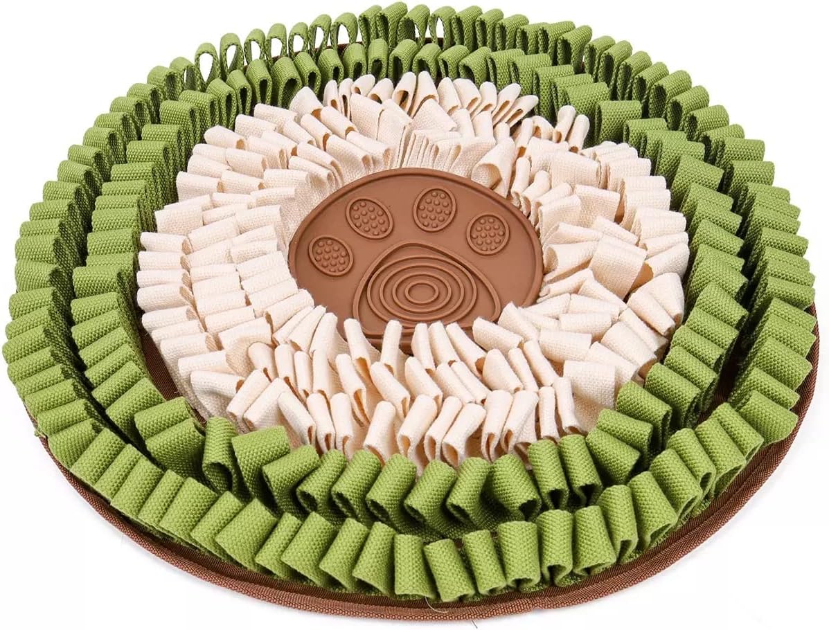 Paw Puzzlers Premium Snuffle Mat with Free Lick Pad, Dog Toy, Dog Bowl