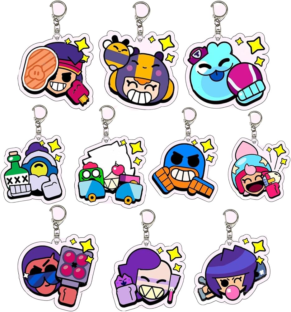 Amazon.co.jp: [紺色] ブロスタ キーホルダー アクリル キー