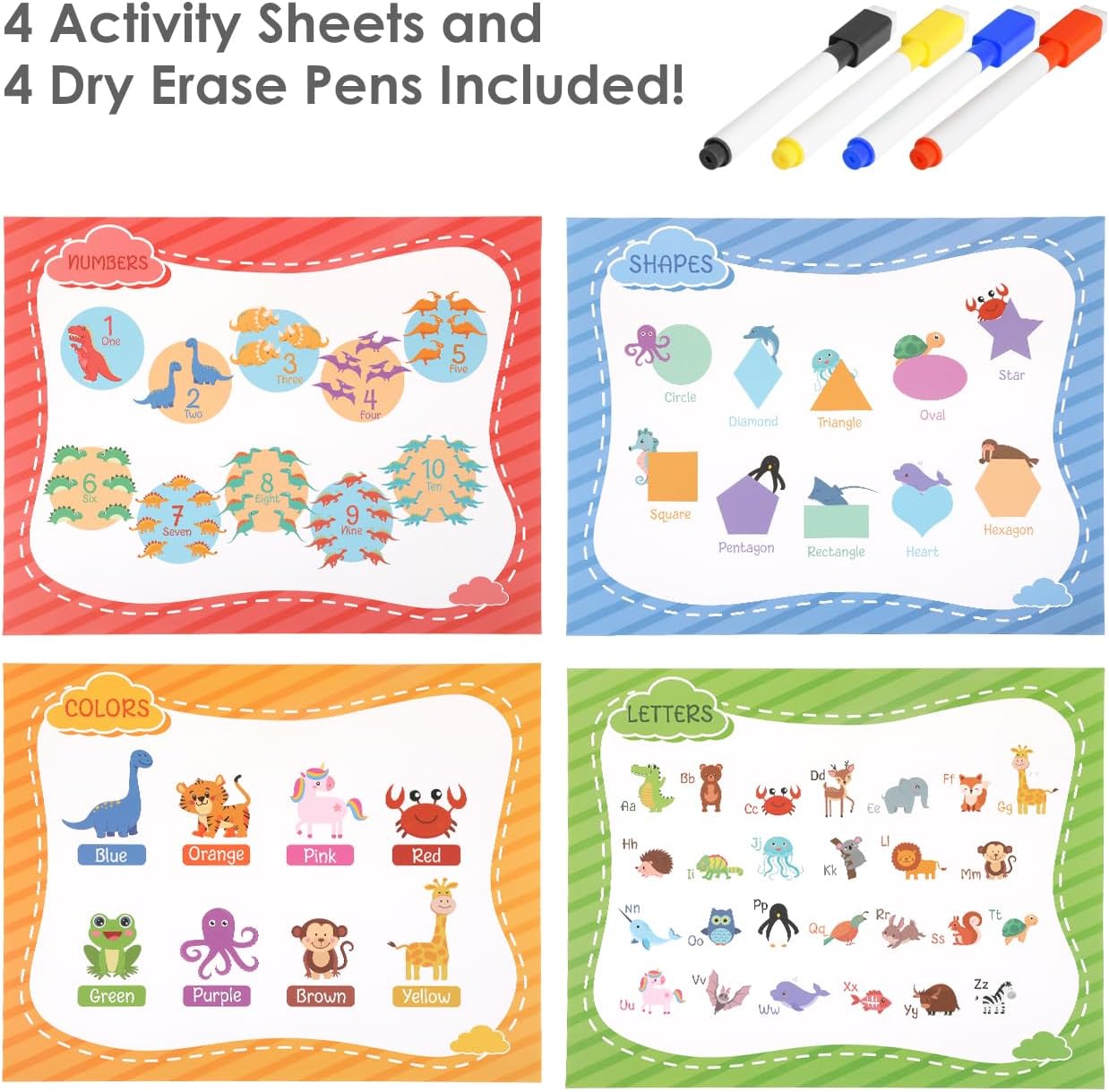 Zooawa Kids Travel Tray, Car Seat Tray for Kids Toddlers Car Seat, Toddler Car Seat Lap Tray, Road Trip Essentials Activity Table, Carseat Table Tray for 36M+ Kids Road Trip Activities, Gray