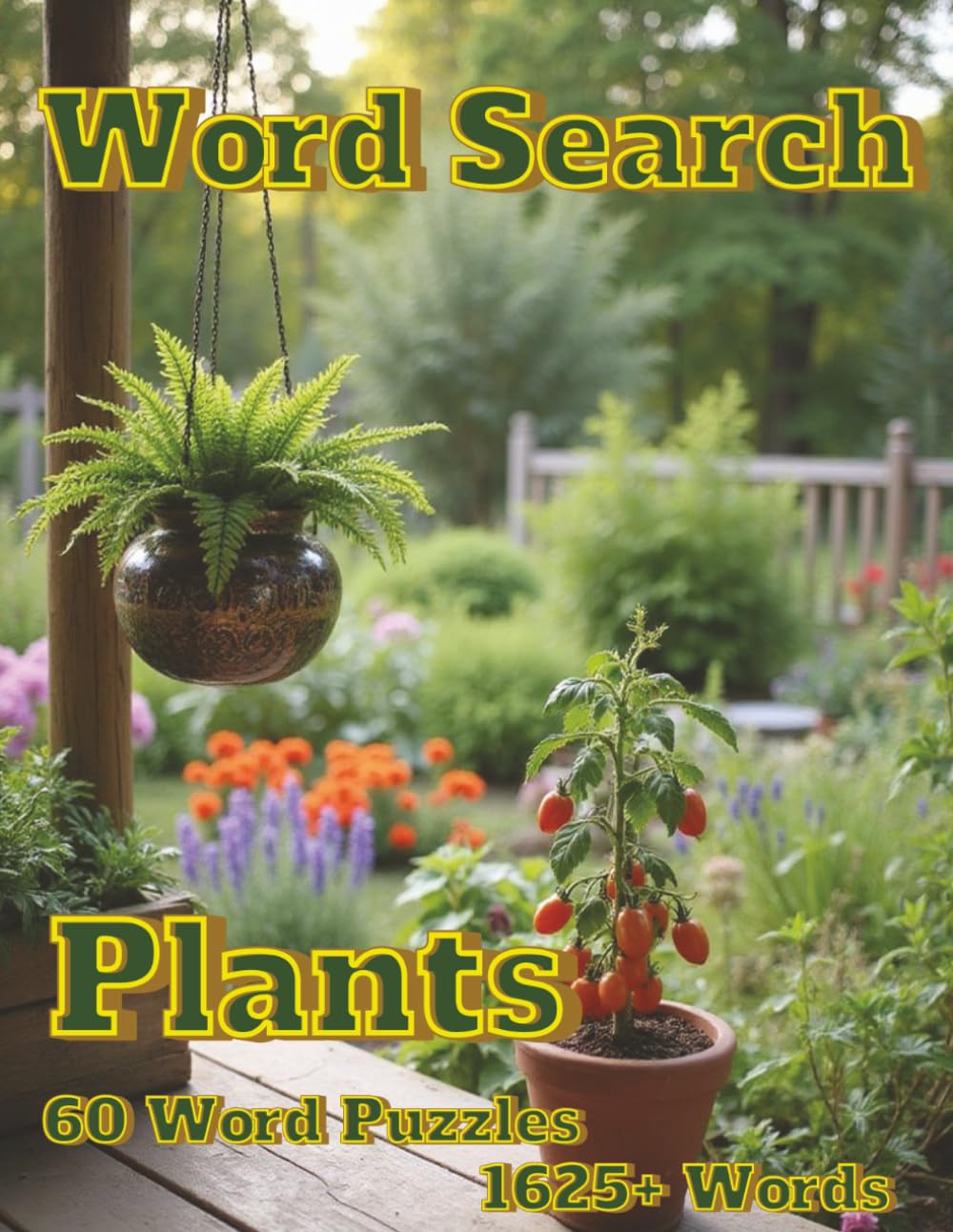 Word Search Plants: 60 Word Puzzles 1625+ Words (Americana)